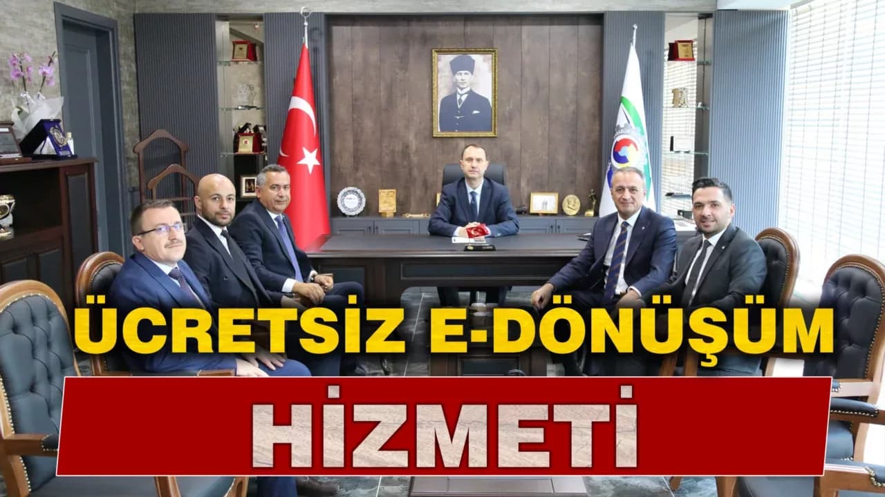 Karabük’te Ücretsiz e-Dönüşüm Hizmeti