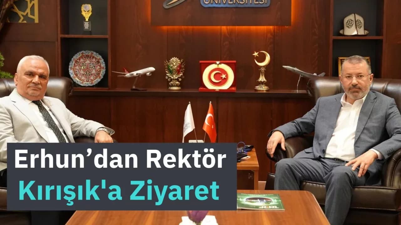 Karabük İl Müftüsü Erhun’dan Rektör Kırışık'a Ziyaret
