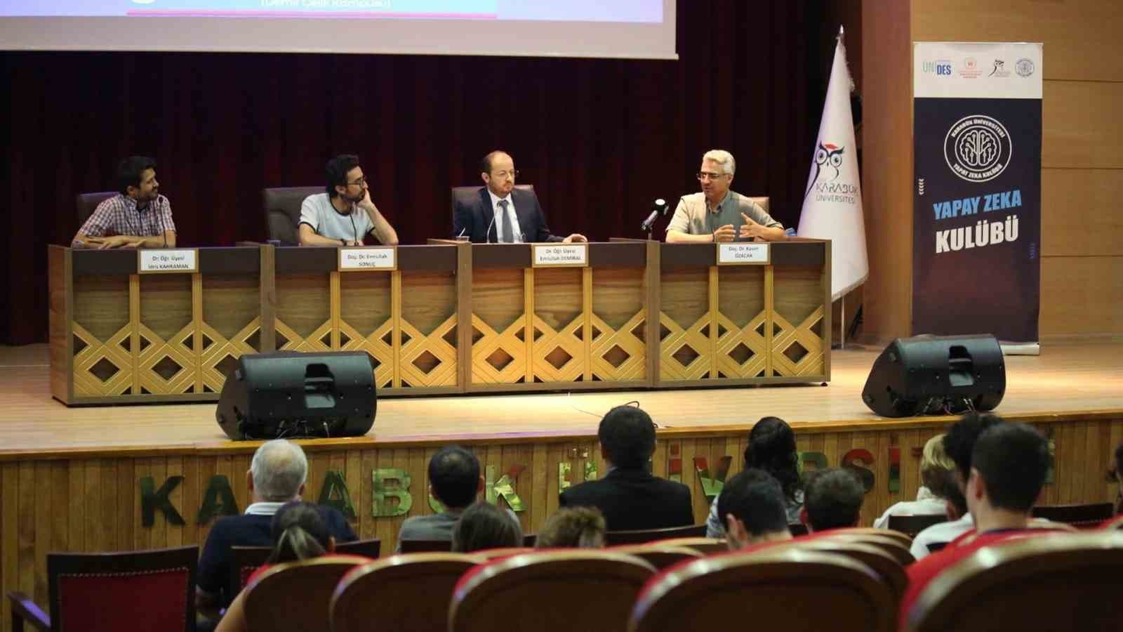 KBÜ’de ÜNİDES kapsamında Yapay Zeka Paneli düzenlendi