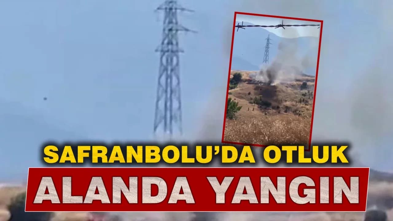 Ot yangını 2 dönüm alana zarar verdi