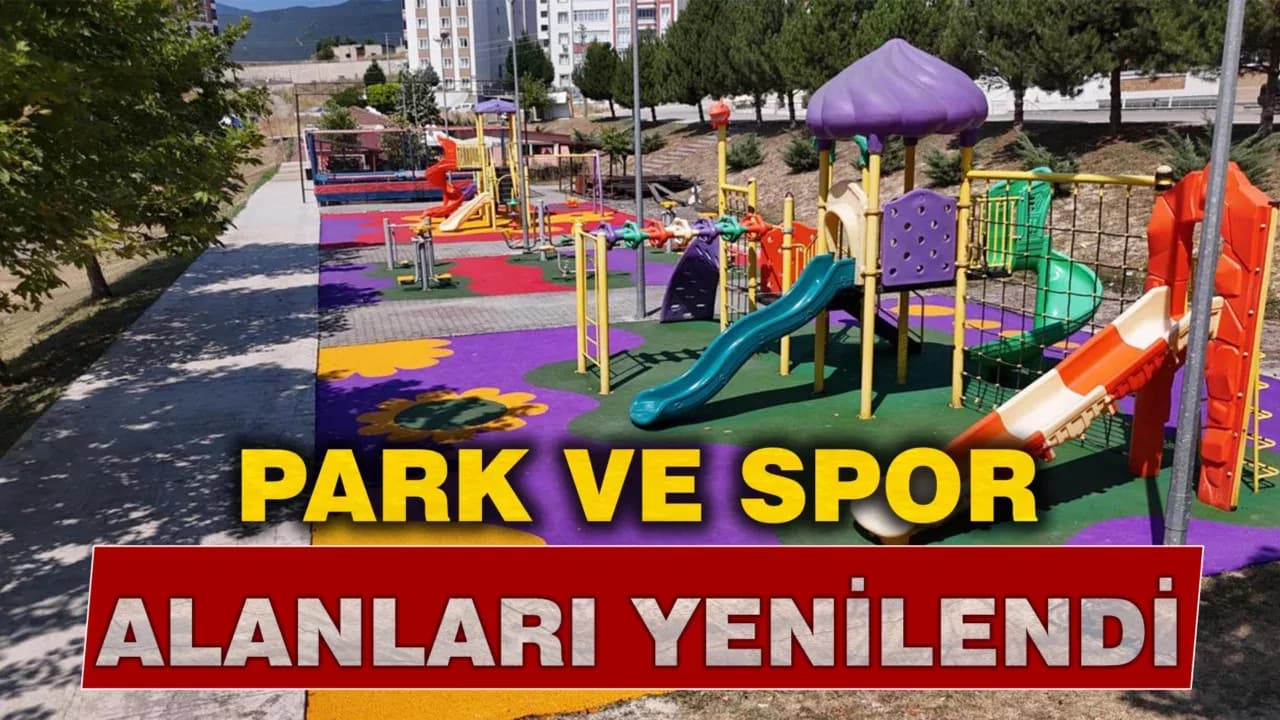 KARABÜK’ÜN PARKLARI ARTIK DAHA RENKLİ, DAHA TEMİZ VE DAHA GÜVENLİ