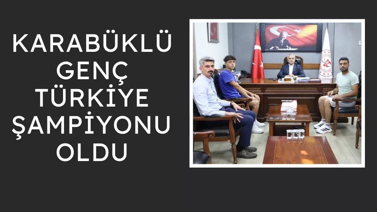 Karabüklü Sporcudan Türkiye Şampiyonluğu!