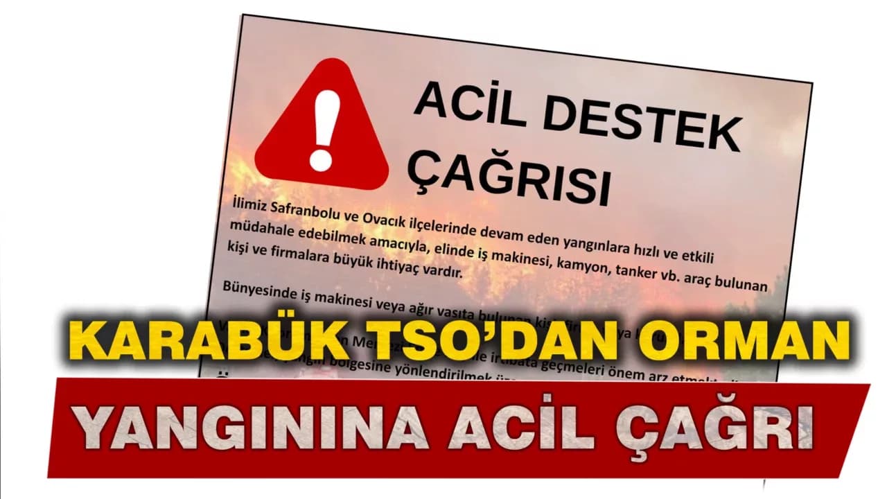 KTSO’dan Yangın İçin Acil Destek Çağrısı