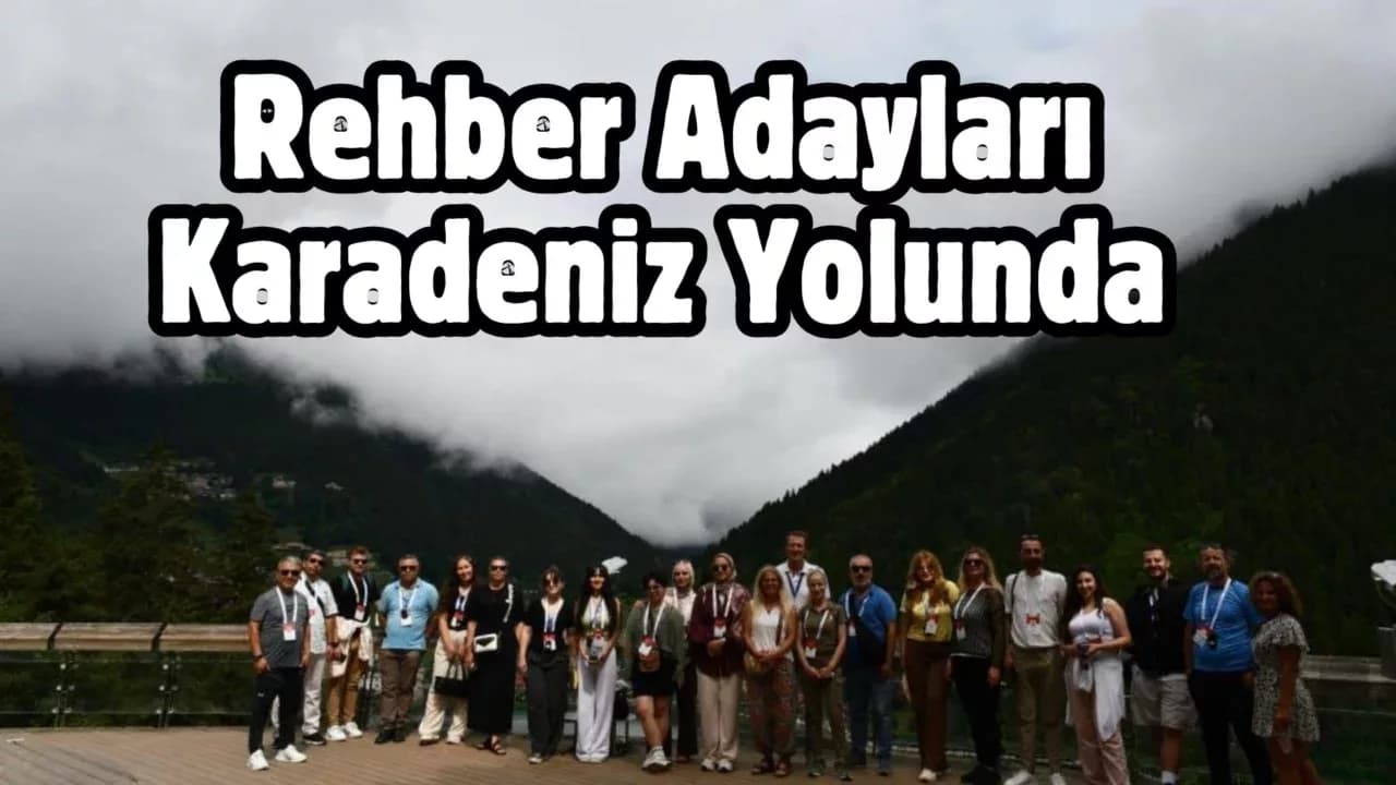 Rehber adayları Karadeniz’in zenginliklerini yerinde öğreniyor