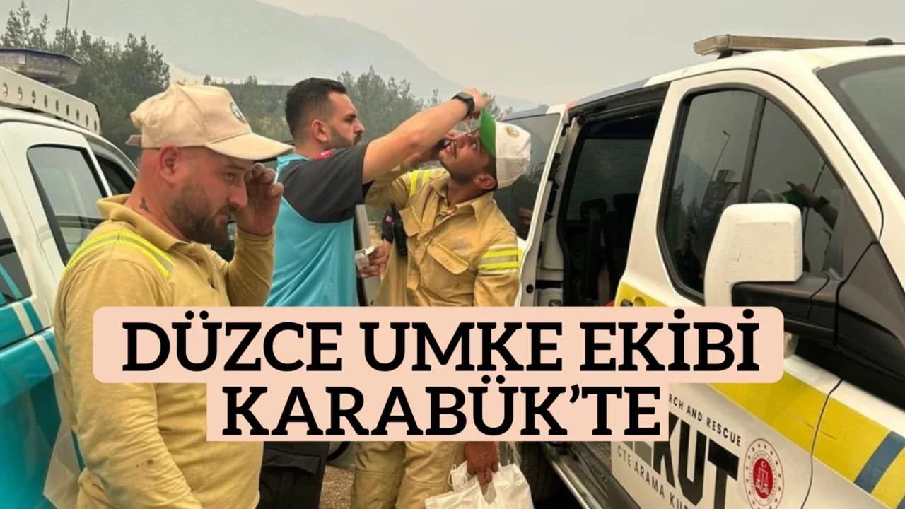 Düzce UMKE ekibi Karabük’te