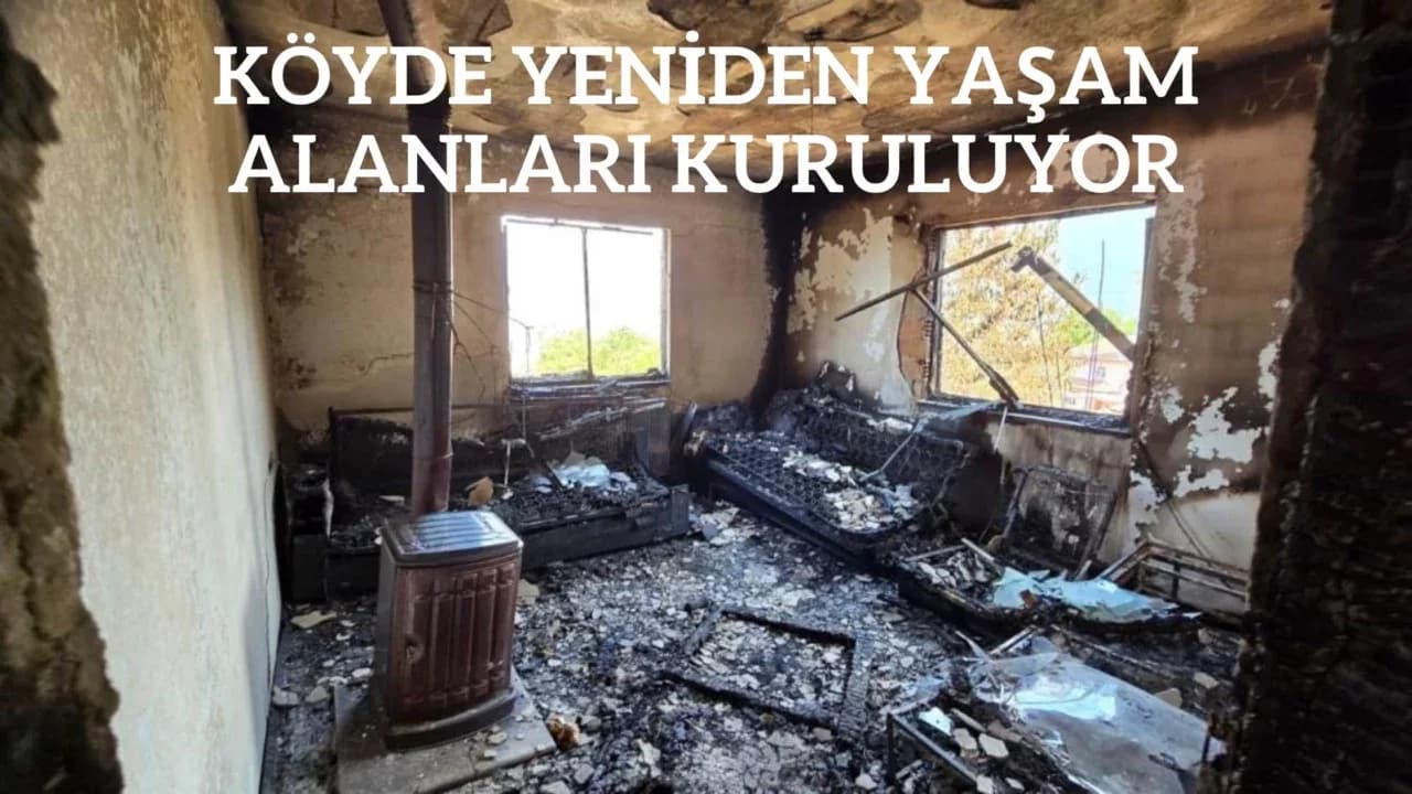 Karabük'te afet bölgesi ilan edilen köyde konteynerler yerleştiriliyor