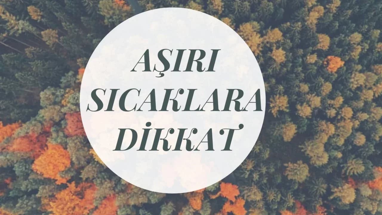 Uzman Dr. Gün, aşırı sıcaklara karşı uyardı