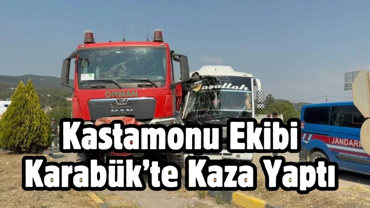 Karabük'te arazöz midibüsle çarpıştı: 3 yaralı