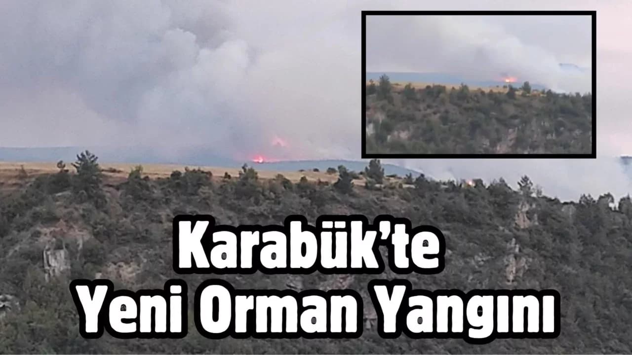 Karabük Keltepe’de Orman Yangını Başladı