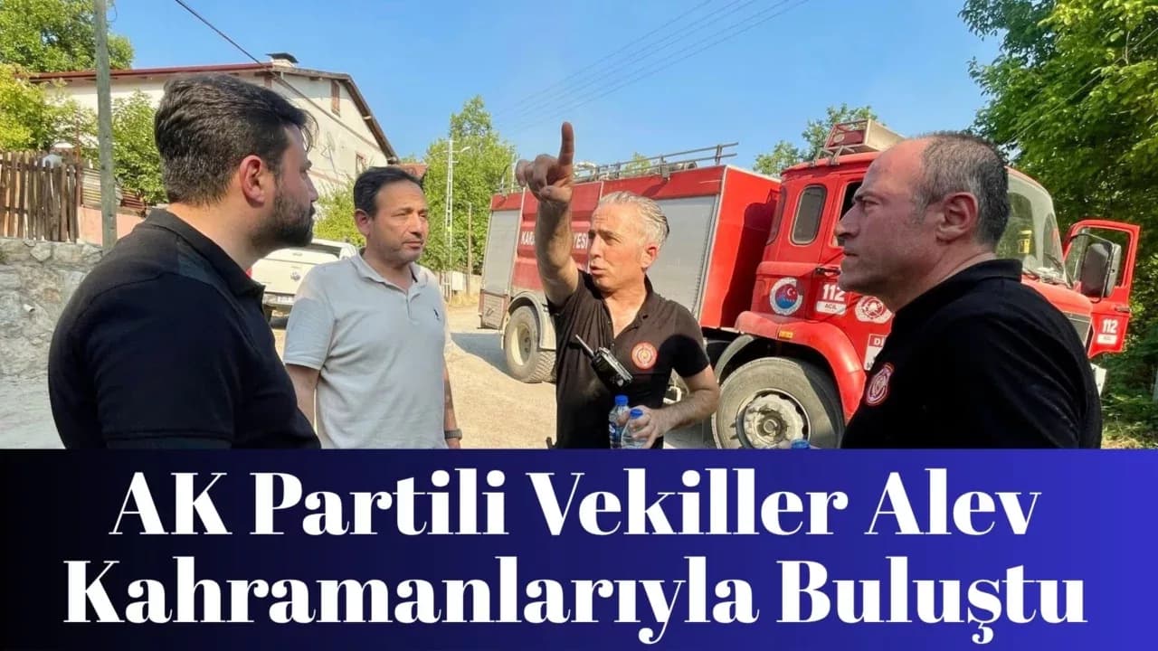 AK Partili Vekiller Alev Kahramanlarıyla Buluştu
