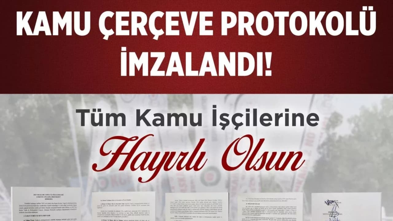 600 Bin Kamu İşçisini İlgilendiren Zam Anlaşması İmzalandı!