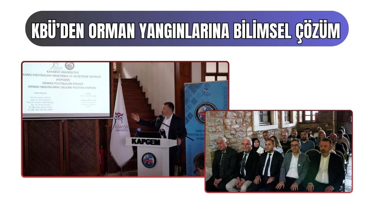 KBÜ'den  Orman Yangınlarına Karşı 19 Maddelik Bilimsel Politika Önerisi