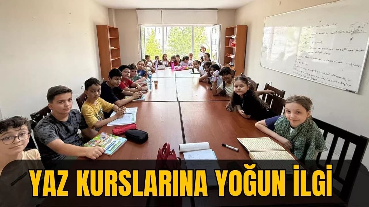 Belediyenin Yaz Kursları Yoğun İlgiyle Devam Ediyor