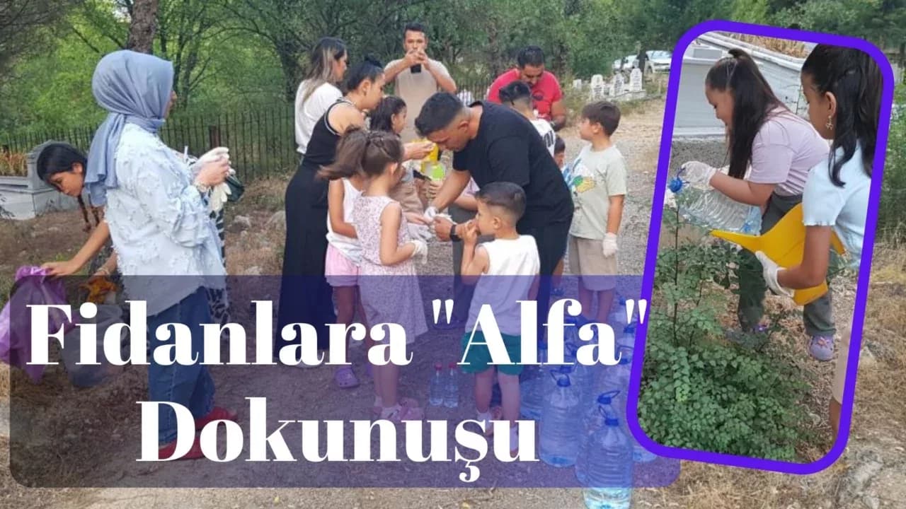 Minik Gönüllüler Fidanlar İçin Seferber Oldu