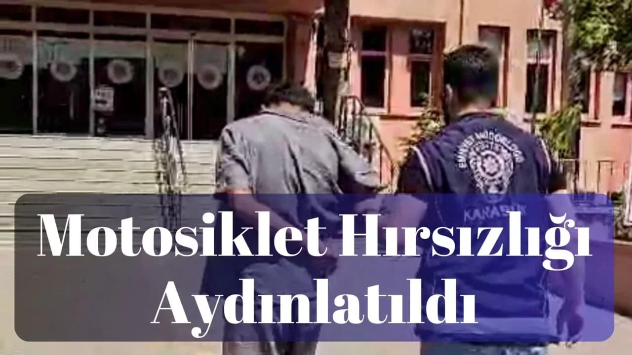 Karabük’te Motosiklet Hırsızlığı Aydınlatıldı