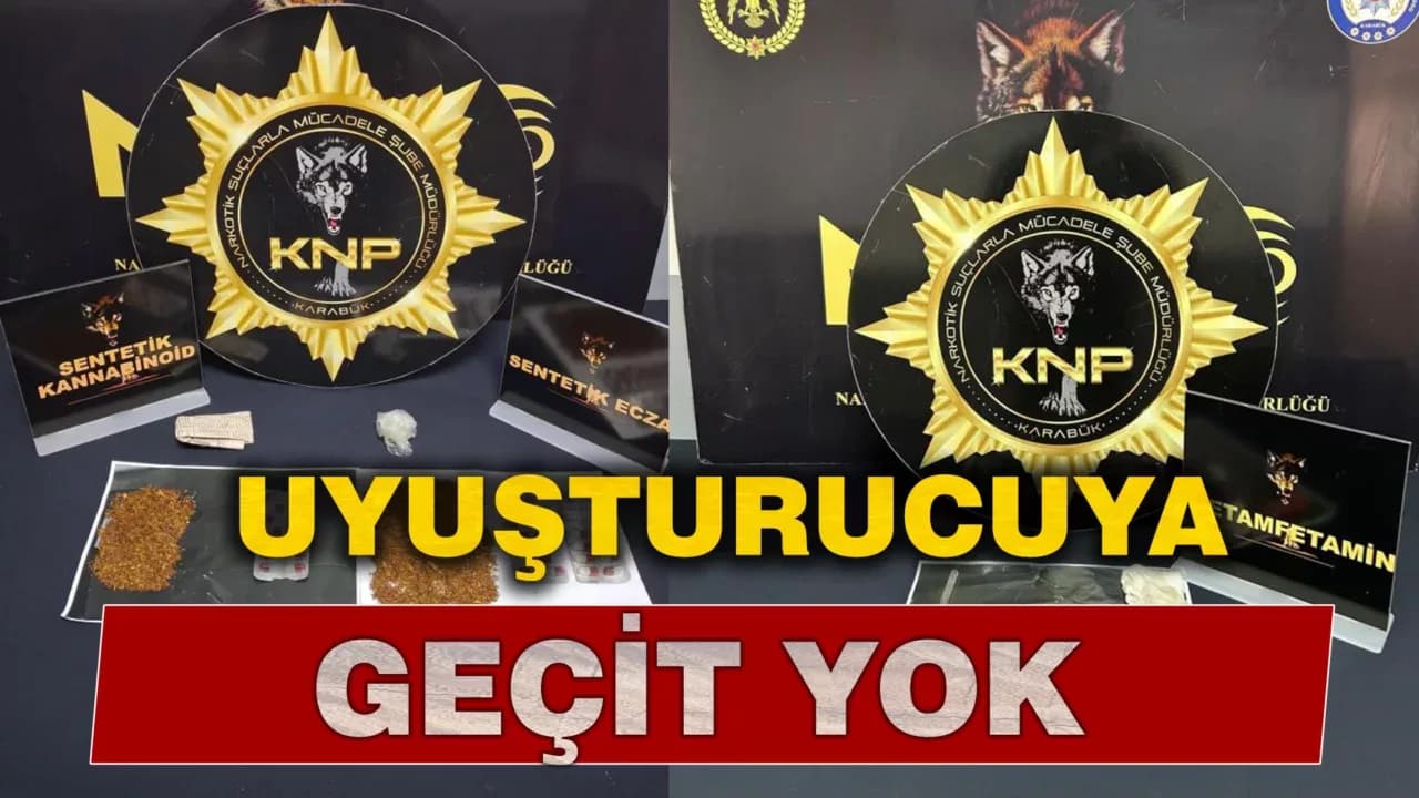 Karabük'te uyuşturucu operasyonlarında 2 kişi tutuklandı
