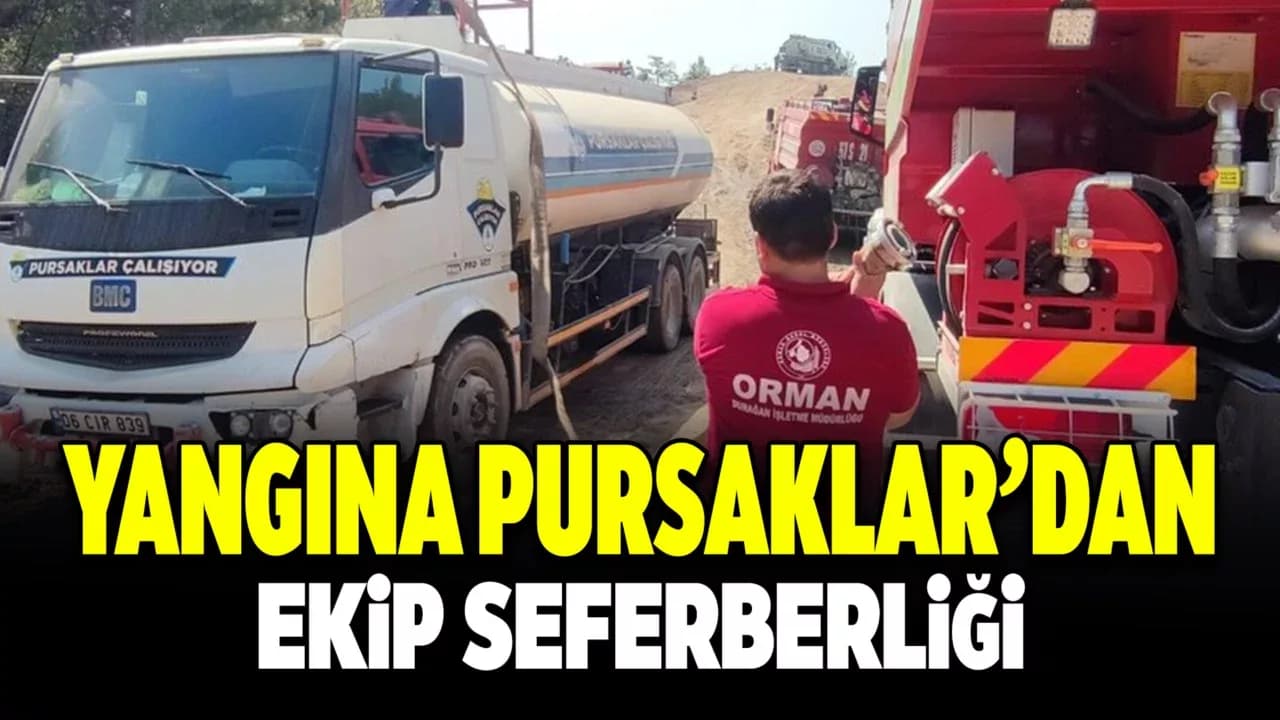 Pursaklar Belediyesi'nden Karabük'e yardım eli