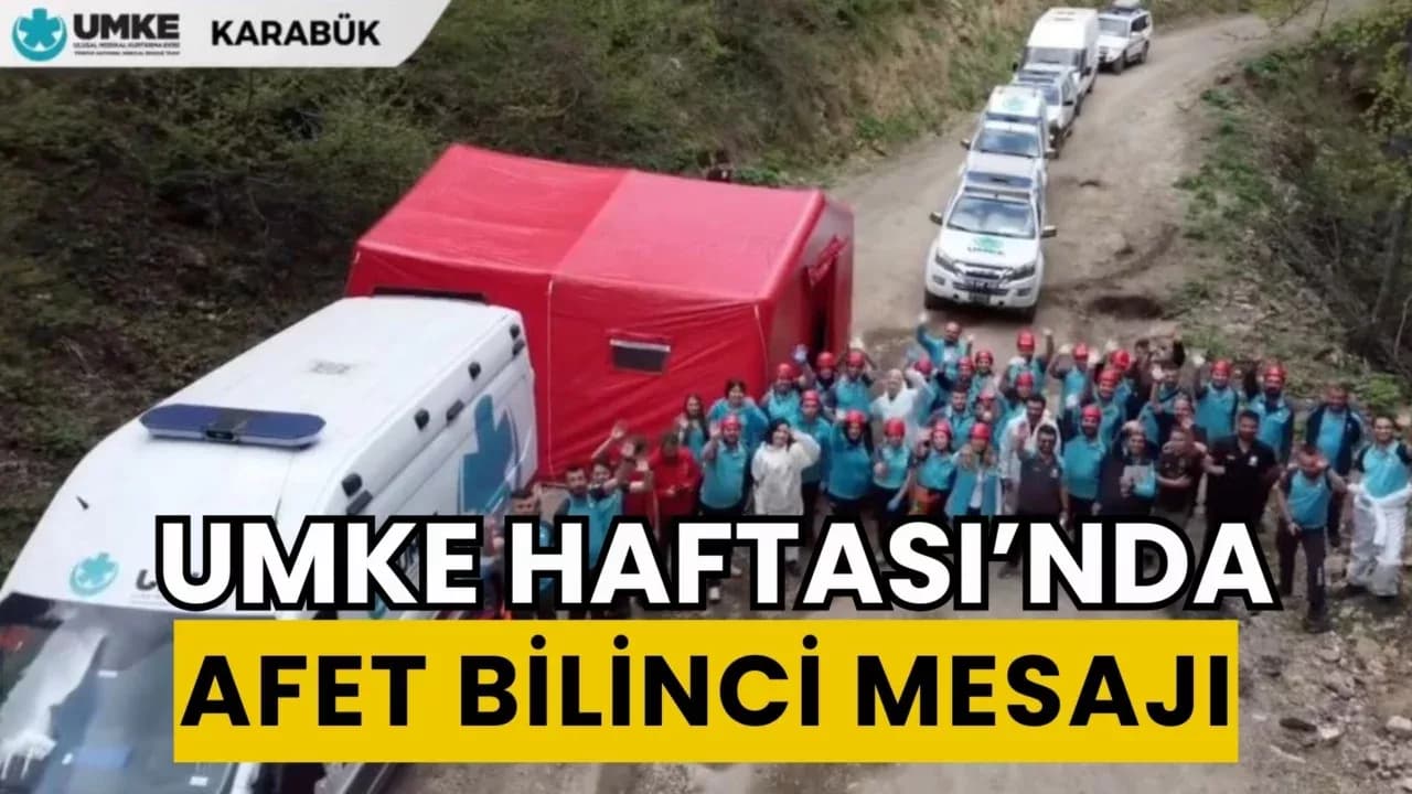Karabük’te UMKE Haftası Kutlandı