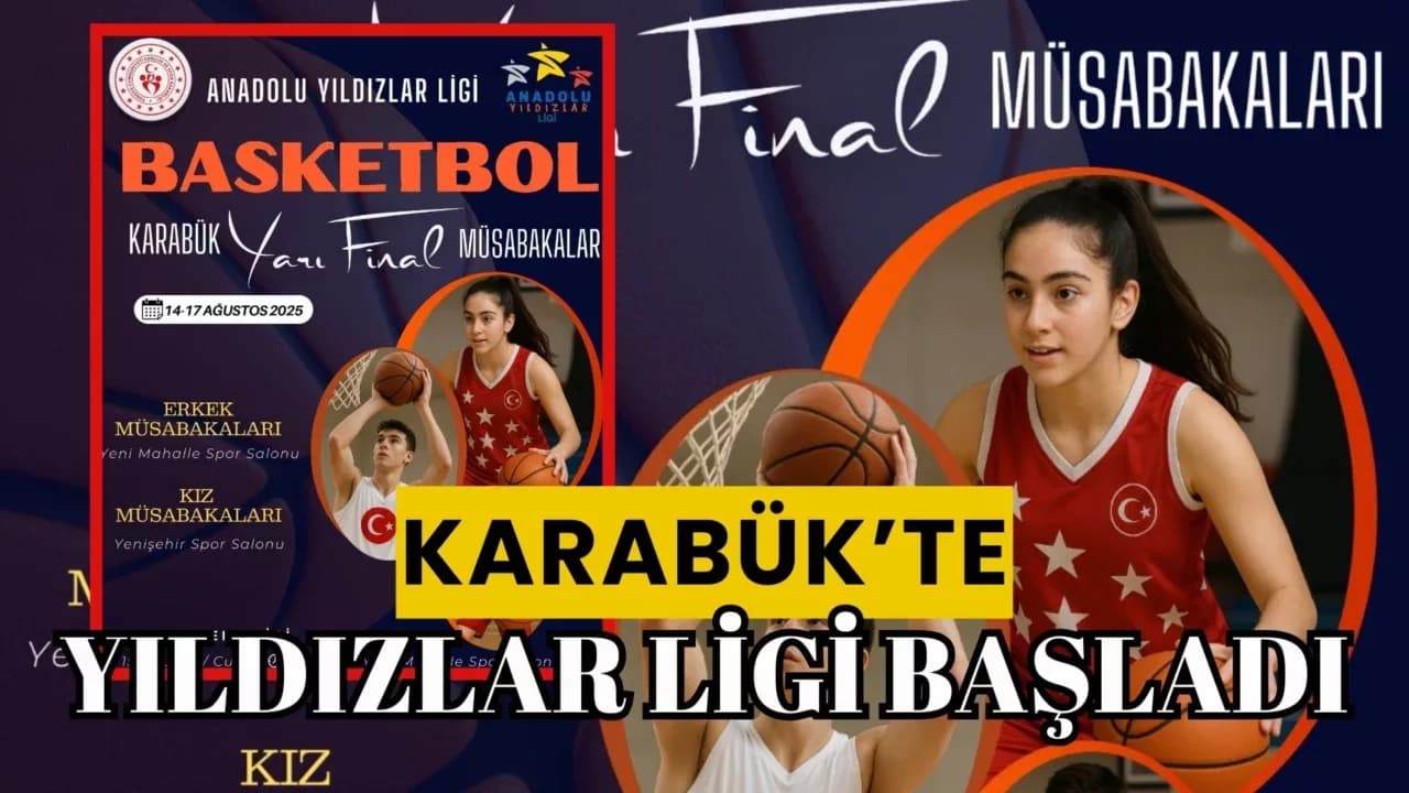 Anadolu Yıldızlar Ligi Basketbol Yarı Final Müsabakaları Karabük’te Başladı