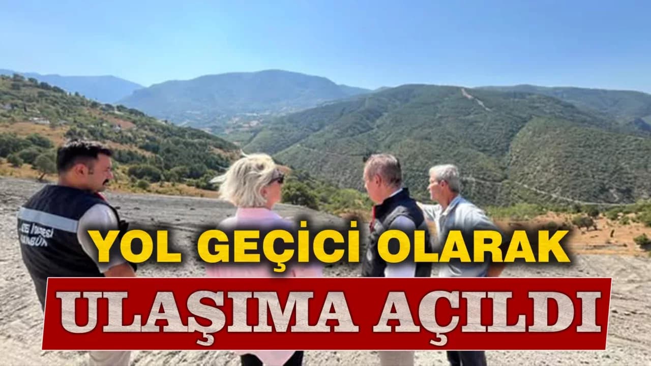Şenler Köyü Yolu Geçici Olarak Ulaşıma Açıldı