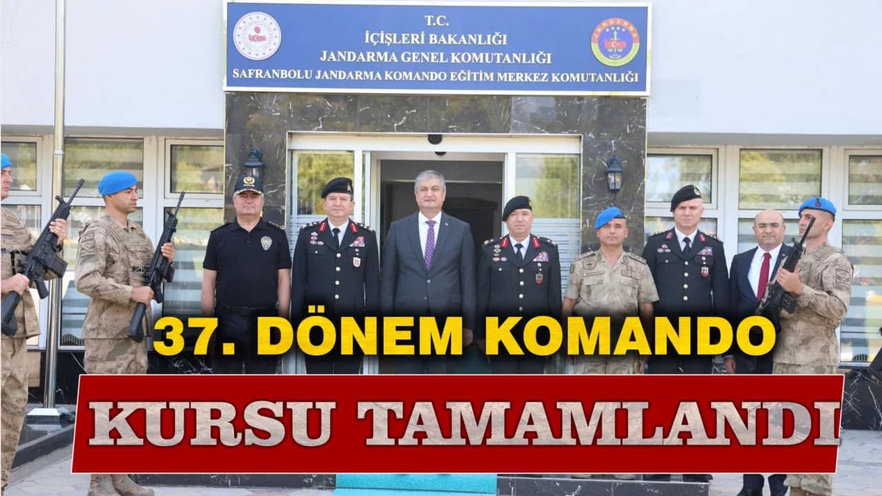 Safranbolu’da 1.619 Jandarma Uzman Erbaş Mezun Oldu