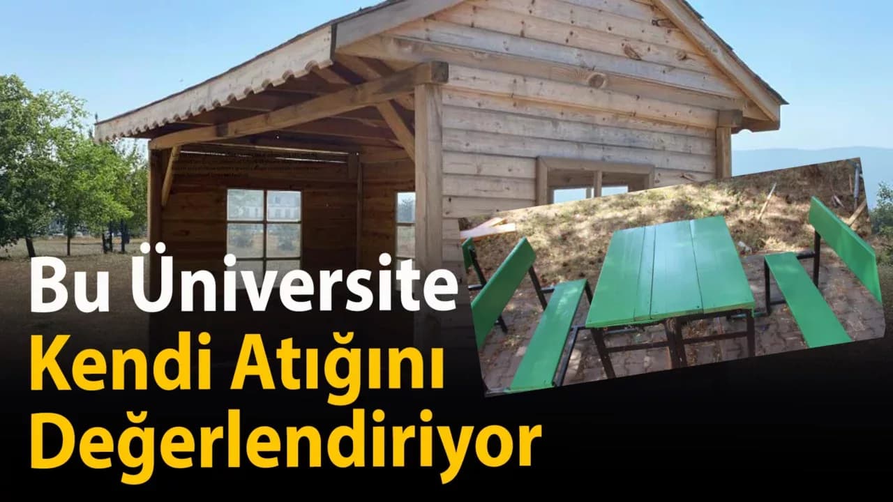 Üniversite kendi atığını değerlendirdi, yeni ürünler üretti