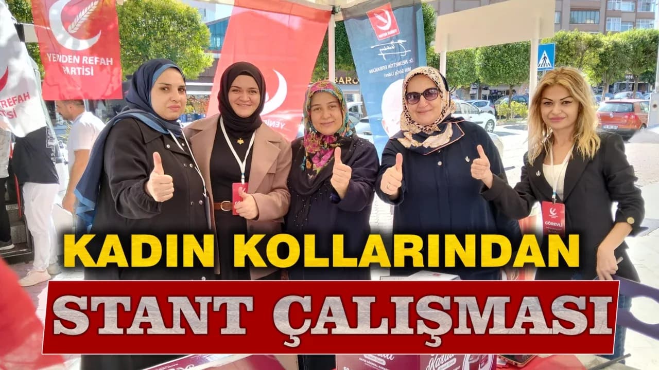 YRP'li Kadınlardan Safranbolu'da  Stant Çalışması