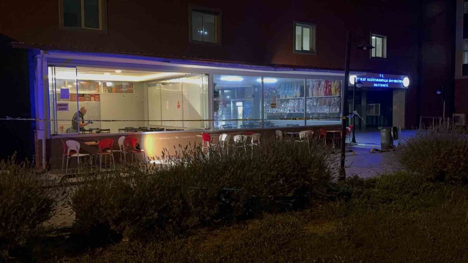 Tokat’ta hastane kantininde silahlı saldırı: 2 yaralı