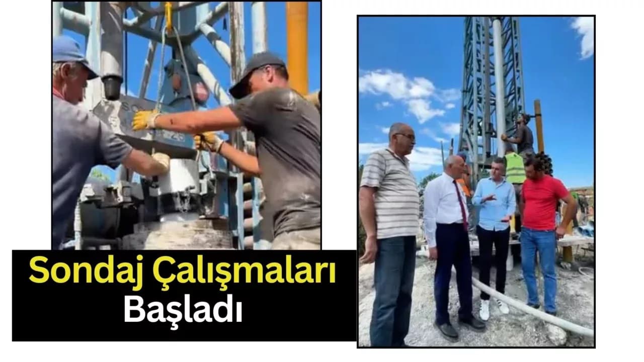 Yazıköy’de Su İçin Sondaj Çalışmaları Başladı