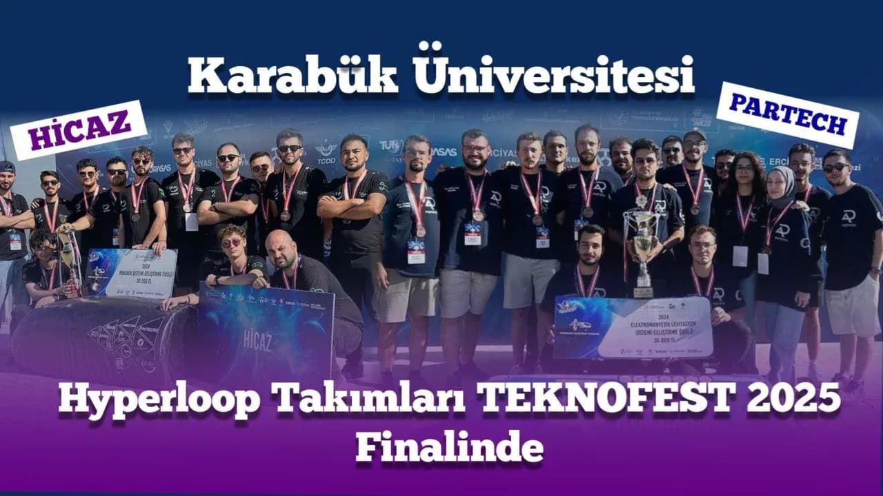KBÜ'nün  İki Hyperloop Takımı TEKNOFEST 2025 Finalinde