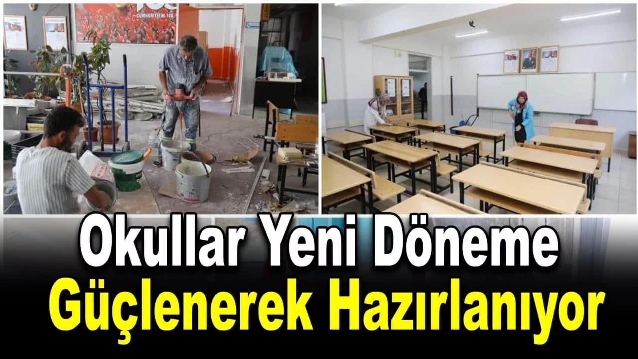 Karabük'te Okullar Yeni Döneme Güçlenerek Hazırlanıyor