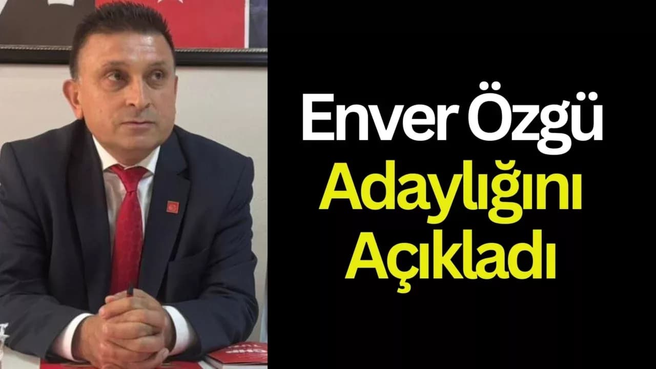 Yenice CHP'de Enver Özgü Adaylığını Açıkladı