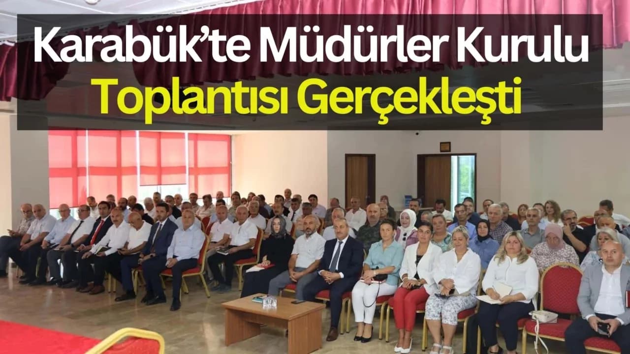 Sene Başı Eğitim Kurumu Müdürler Kurulu Toplantısı Yapıldı