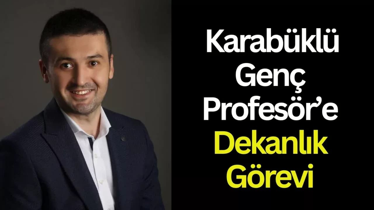 Türkiye'nin En Genç Matematik Profesörlerinden Yeniceli Şuayip Yüzbaşı'na Yeni Görev