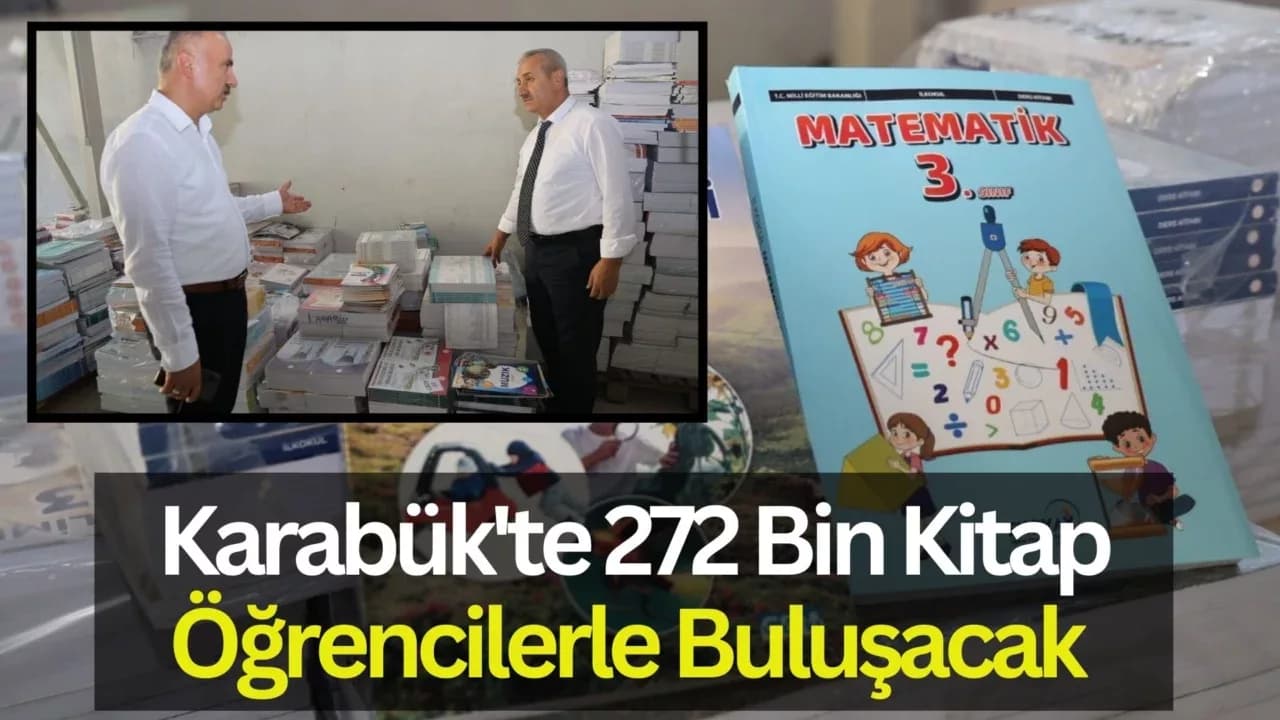Karabük'te 272 Bin Ücretsiz Ders Kitabı Dağıtılacak