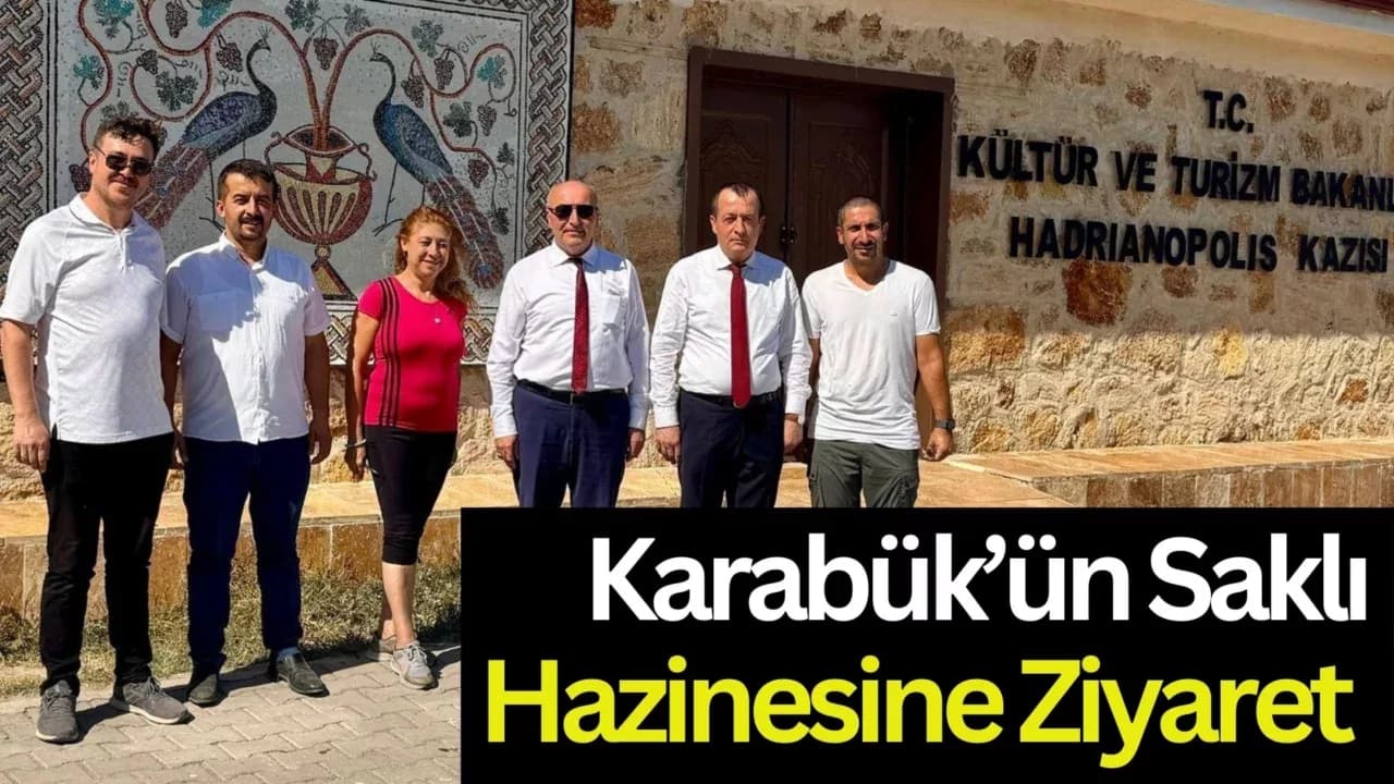 Karadeniz’in Zeugması Hadrianapolis’te İnceleme Ziyareti