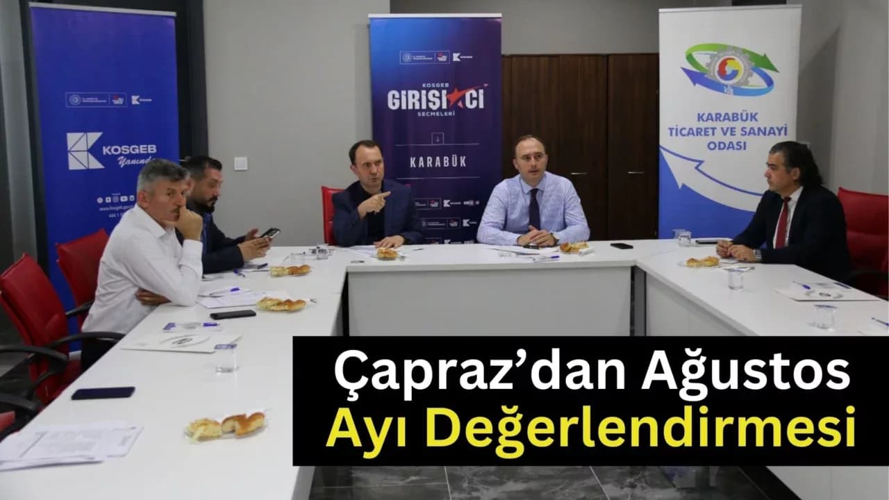 Çapraz'dan Ağustos Ayı  Çalışmalarını Değerlendirdi