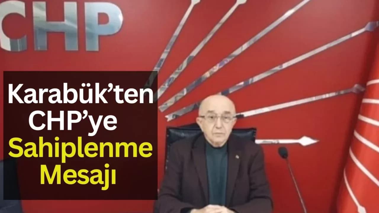 CHP Karabük İl Başkanı Vedat Yaşar’dan Özgür Çelik’e Destek Mesajı
