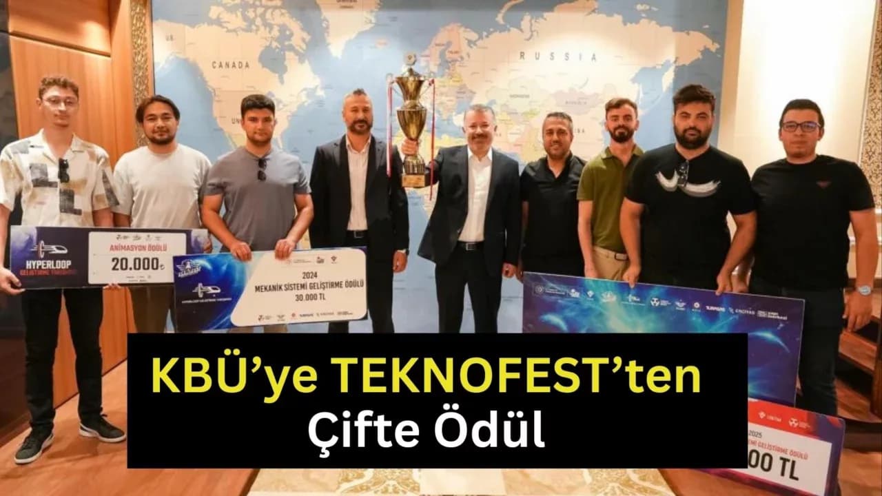  KBÜ Hyperloop Takımı Hicaz, TEKNOFEST’te Çifte Ödül Kazandı