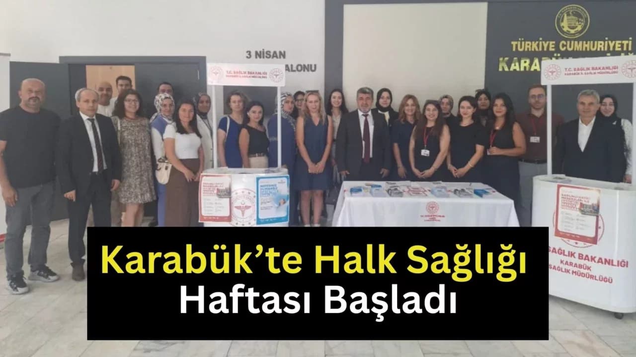 Karabük’te Halk Sağlığı Haftası Etkinlikleri
