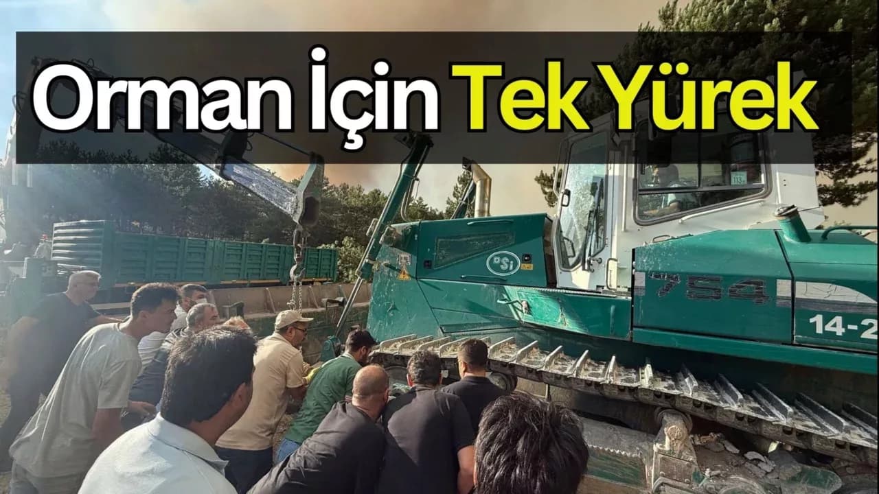 Aladağ Yangınında Karabük Tek Yürek Oldu