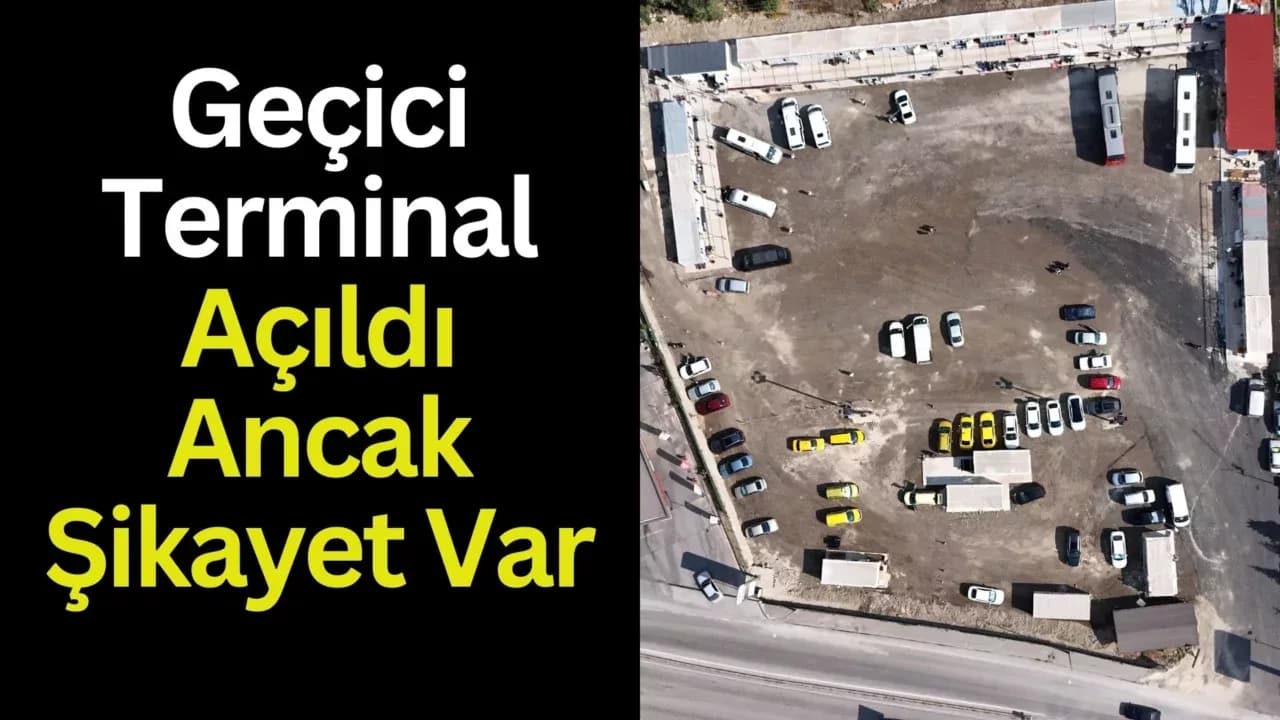 Karabük’te Geçici Terminal Hizmet Vermeye Başladı