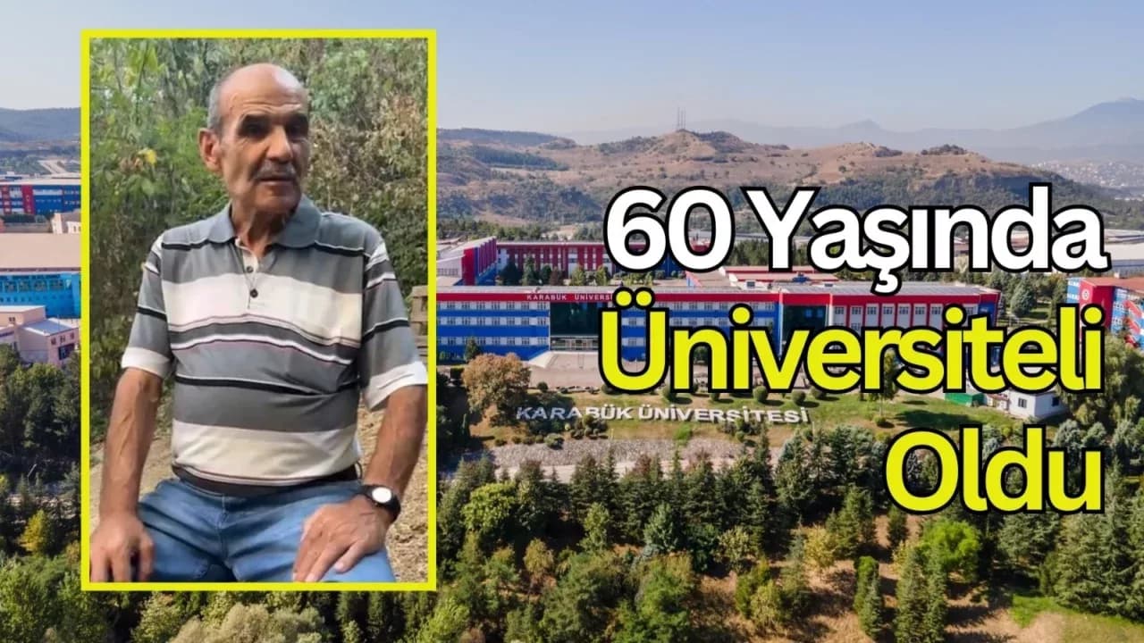 60 Yaşında Üniversiteli Oldu: Hüseyin Tekerci Hayalini Gerçekleştirdi