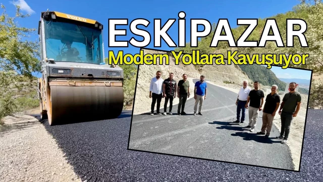 AK Parti Milletvekilleri Eskipazar’da asfaltlanan grup yollarında inceleme yaptı