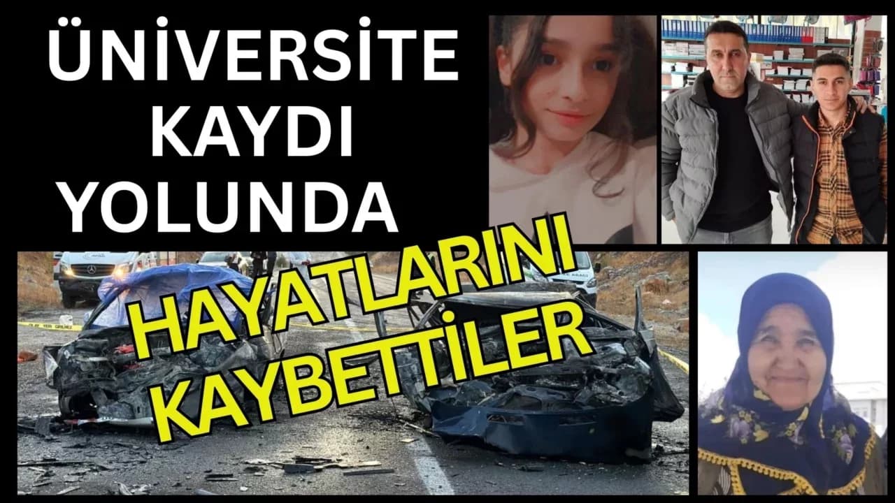 Üniversite Kaydı İçin Çıktıkları Yolda Hayatlarını Kaybettiler
