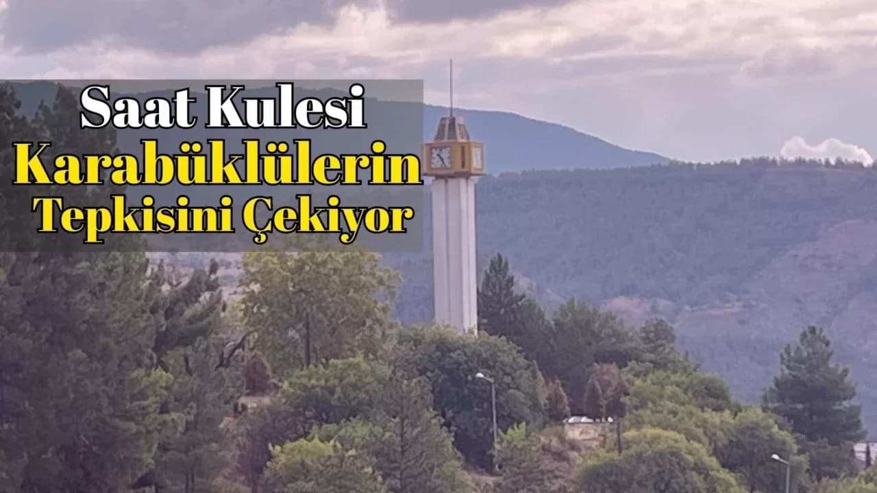 Karabük’ün Simgesi Saat Kulesi Yenilenmeyi Bekliyor