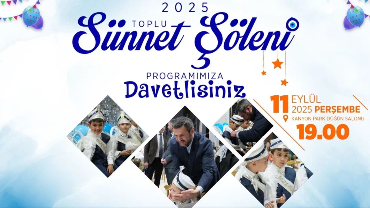 KARABÜK’TE 2. TOPLU SÜNNET ŞÖLENİ DÜZENLENİYOR