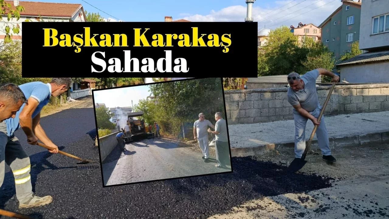 Yenice Belediyesi’nden İsmetpaşa Mahallesi’ne Asfalt Atağı