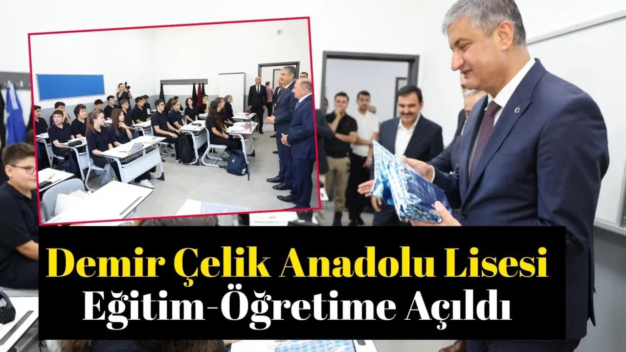 Vali Yavuz'dan Eğitim Öğretime Açılan  DÇ Lisesine Ziyaret