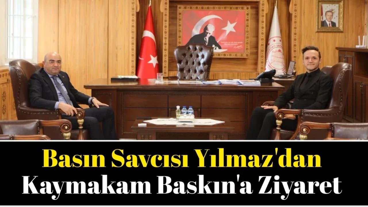 Safranbolu Kaymakamı Baskın’a Hayırlı Olsun Ziyareti